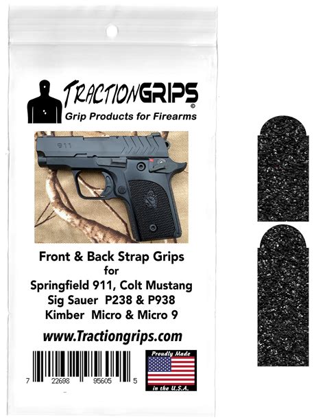 Instant Stipple for Springfield Armory 911, Colt Mustang, Sig P238, Sig P938, Kimber Micro 380 ...