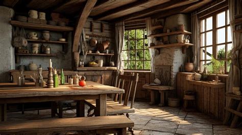 Village House Interior Stock Photos, Images and Backgrounds for Free ...