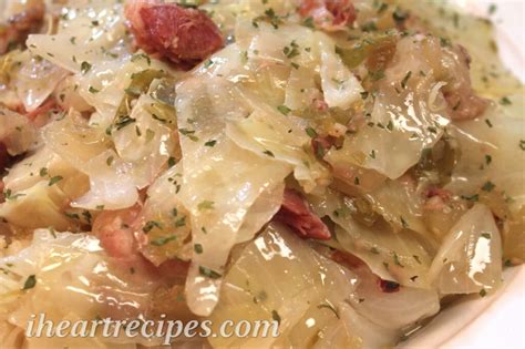 Southern Cabbage with Ham Hocks | I Heart Recipes