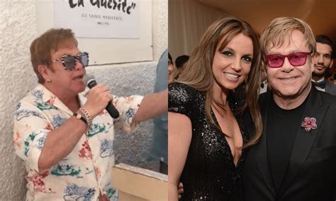 Elton John surprises diners with live performance of Britney Spears duet