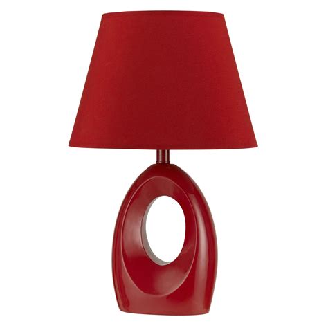 CAL Lighting | Red table lamp, Red lamp, Table lamp lighting
