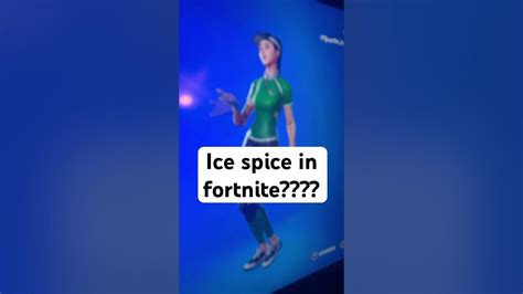 Ice spice in fortnite???? - YouTube