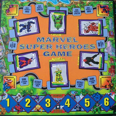 Pressman’s 1992 Marvel Super Heroes Collectible Game – All About Fun and Games