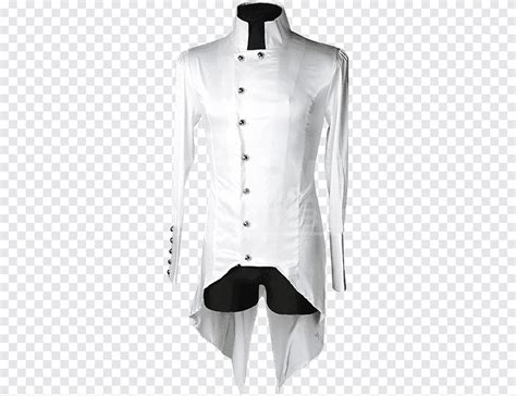T-shirt Blouse Tailcoat Sleeve Collar, T-shirt, white, formal Wear png | PNGEgg