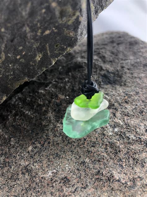 Beach Glass Jewelry, Beach Glass Necklace, Beach Glass Pendant ...