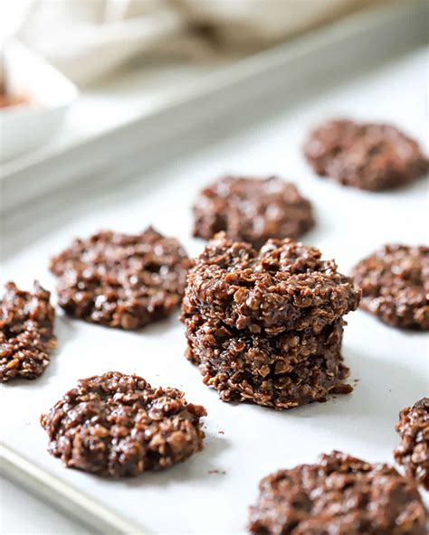 No-Bake Cookies without Peanut Butter - Suburban Simplicity