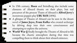 Characteristics of Absurd Theatre | PPT