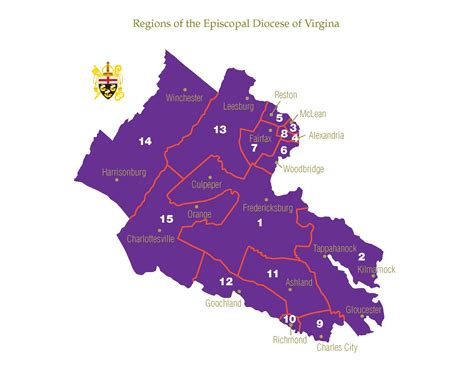 Regional Structures | The Episcopal Diocese of Virginia