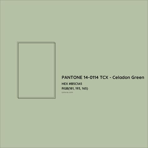 Pantone Celadon Green Pantone Green, Pantone Colour