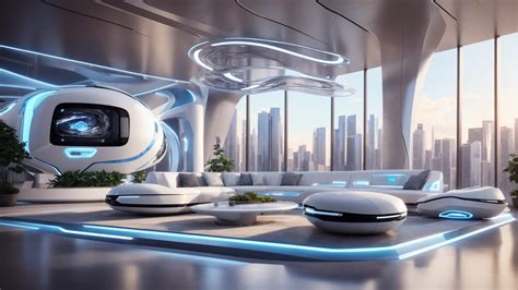 ArtStation - advanced futuristic smart home interiors