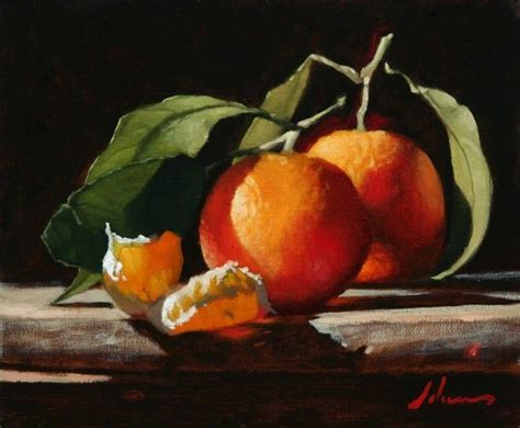 Sunrise on Tangerines - Michael Lynn Adams Fine Art | Fruit art ...
