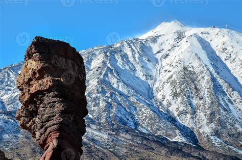 Snowy mountain landscape 20029409 Stock Photo at Vecteezy