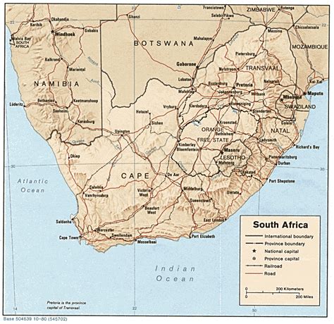 South Africa Maps - Perry-Castañeda Map Collection - UT Library Online