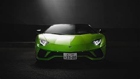 3840x2160 Green Lamborghini Aventador S Roadster 4k 4K ,HD 4k ...