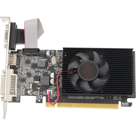 HDGSKBUA GT210 Graphics Card, 1G DDR3 64bit 589 500MHz Frequency GT210 ...