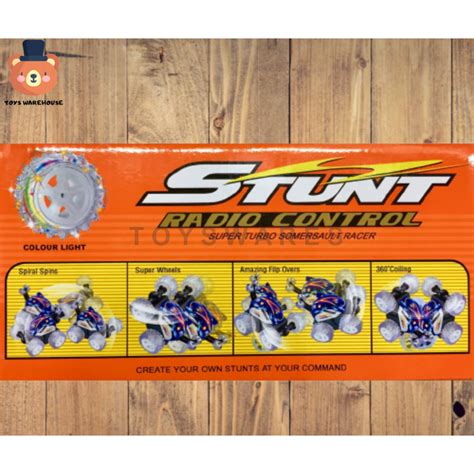 STUNT Radio Control Super Turbo Car Somersault Racer With Light On Wheel & Music 999G-1C| 360 ...