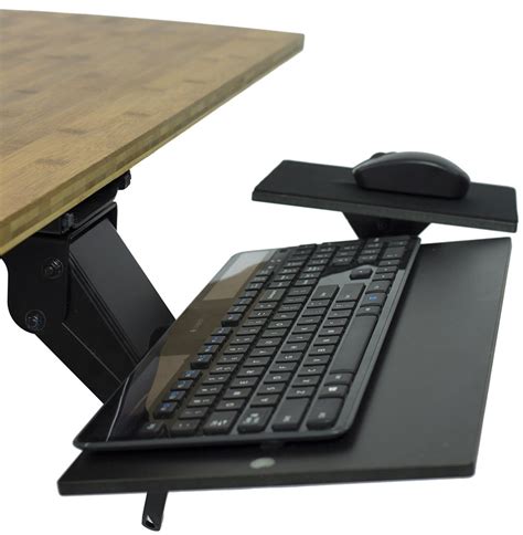 Buy KT1 Ergonomic Under-Desk Computer Keyboard Tray. Adjustable Height ...