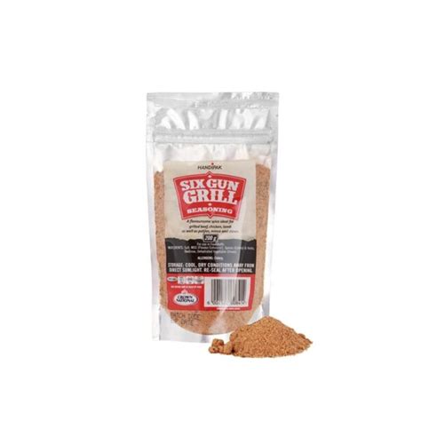 Six Gun Grill Barbecue Seasoning Sachet 7.05 oz (200g) | Crown National USA