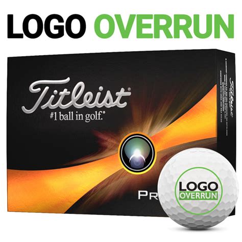 Titleist Pro V1 Golf Balls - LOGO OVERRUN – MyCustomGolfBall