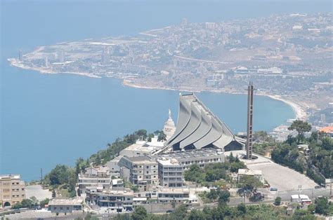 Basilica of Our Lady of Lebanon in Harissa Lebanon | Lebanon, Beautiful pictures, Travel