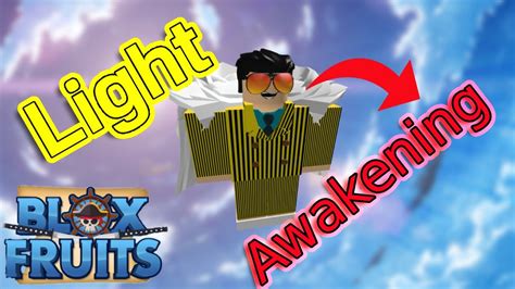 *NEW* Sneak Peak for The LIGHT-LIGHT Fruit Awakening! | Blox Fruits - YouTube