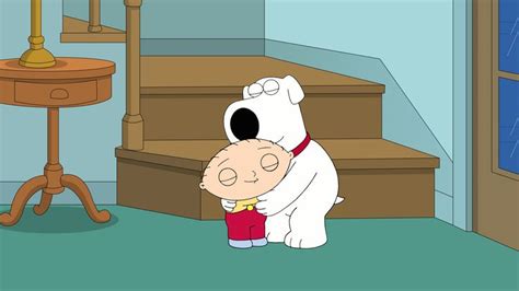 Brian and Stewie hug in "Family Guy" | Family guy stewie, Family guy ...