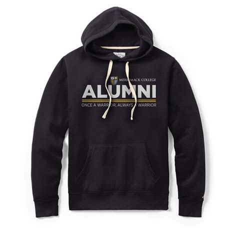 Alumni Navy Stadium Hood | Merrimack College Bookstore