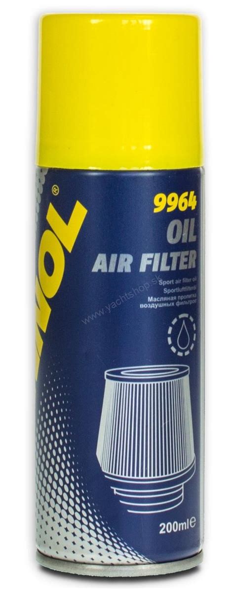 Oleje a mazivá | MANNOL Air Filter Oil, 200 ml sprej | YACHTSHOP.SK - predaj lodí, člnov a ...