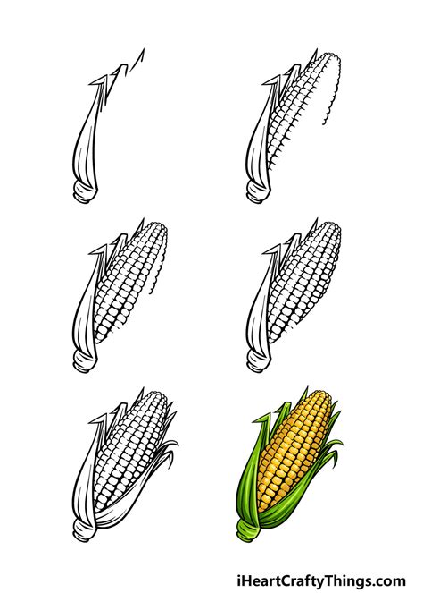 How To Draw Corn