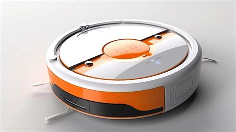 Premium AI Image | a smart robot vacuum cleaner isolated on a white ...