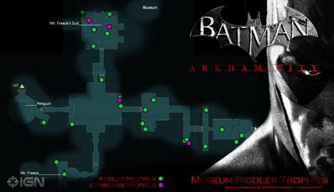 Museum Riddler Trophies - Batman: Arkham City Wiki Guide - IGN