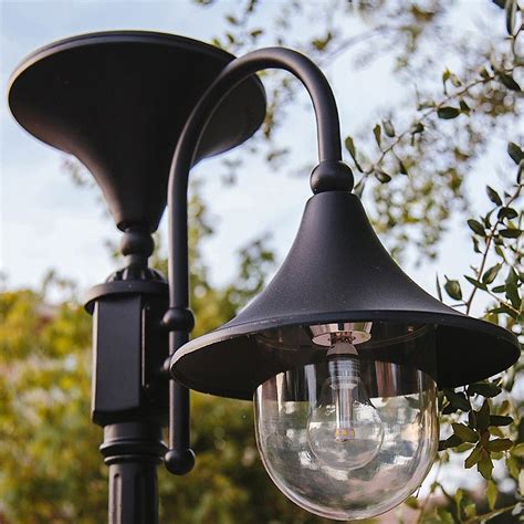 Everest 92" Outdoor Solar Led Lamp Post In Black | Solar lamp post, Outdoor lamp posts, Solar ...