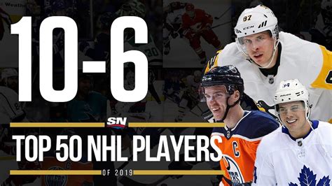 Top 50 NHL Players of 2019 | 10-6 - YouTube