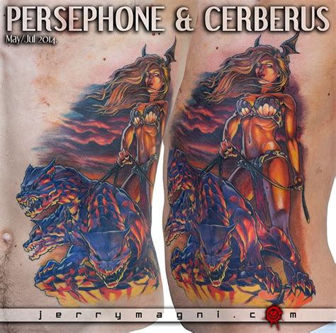 PERSEPHONE & CERBERUS - Jerry Magni - Tatuatore Bergamo