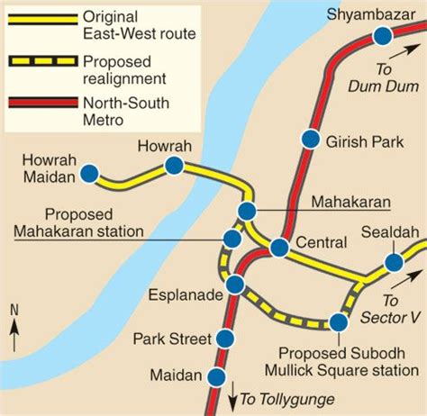 Kolkata | Metro | Route map, Kolkata, Metro