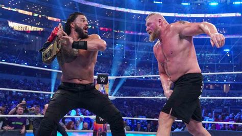 WATCH: Brock Lesnar interacts with Superstars backstage at Wrestlemania 38 – FirstSportz