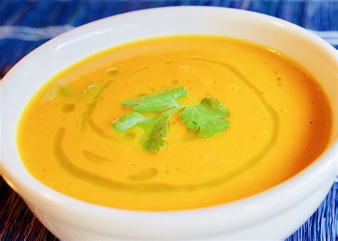 Curried Carrot Ginger Soup - Andrea Beaman