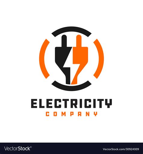 Electrical grid repair logo Royalty Free Vector Image