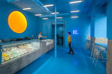 A Bold Color Palette Sets The Personality Of This Ice Cream Shop In Spain | ARCHCOD