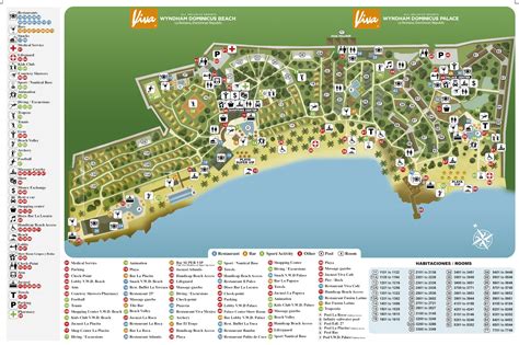 Resort Map | Viva Wyndham Dominicus Beach | Bayahibe, D.R.