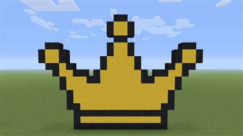 Minecraft Pixel Art - Crown - YouTube