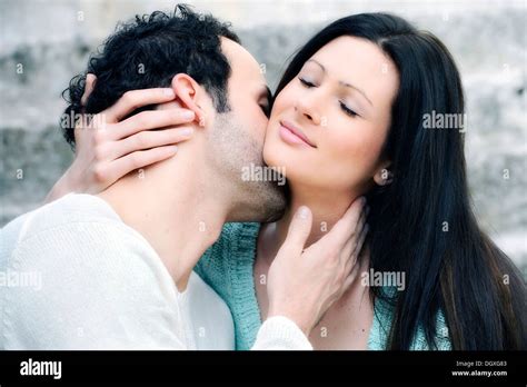 Kiss neck hi-res stock photography and images - Alamy