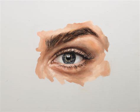 A Realistic Eye, Me, Oil on canvas, 2021 : r/oilpainting