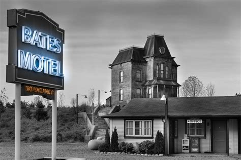 Drove by the set of Bates Motel a few days ago and took this snapshot.. added some colour to ...