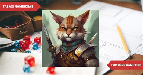 101 Tabaxi Names: Unleash Your Imagination for D&D Adventure - Lets Learn Slang