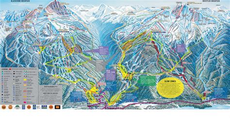 Trail Map Whistler Blackcomb - Whistler Canada • mappery