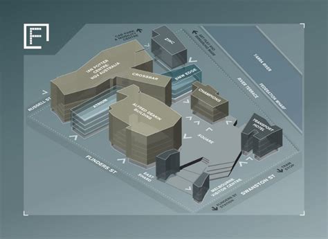 Federation Square Map - Russell St Melbourne Australia • mappery