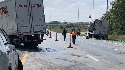 Crash involving Pepsi semi-truck shuts down I-75 in Piqua | WDTN.com