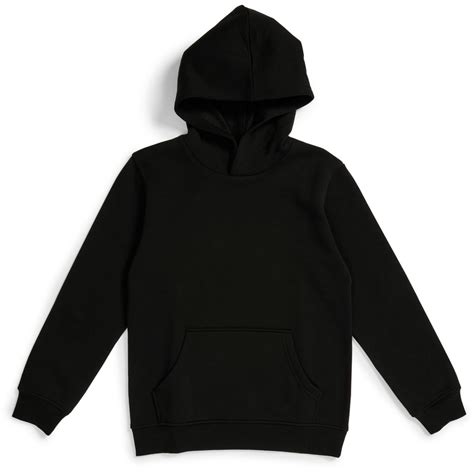 Plain Black Hoodie - Vintage Wash Plain Black Winter Hoodie Hip Hop Streetwear Sweatshirt Top ...