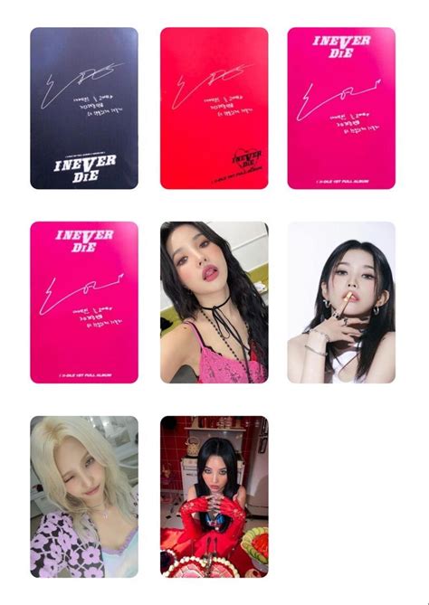 #gidle #gidlesoyeon #soyeonphotocards #gidlephotocards #ineverdie #photocardstemplates G-idle ...